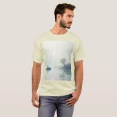 単独で霧のデザイン Tシャツ (正面フル)