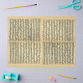 単独のバイオリンのためのBach Chaconneの原稿 薄葉紙 (クラフト)