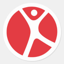 単独の旅行者のステッカー