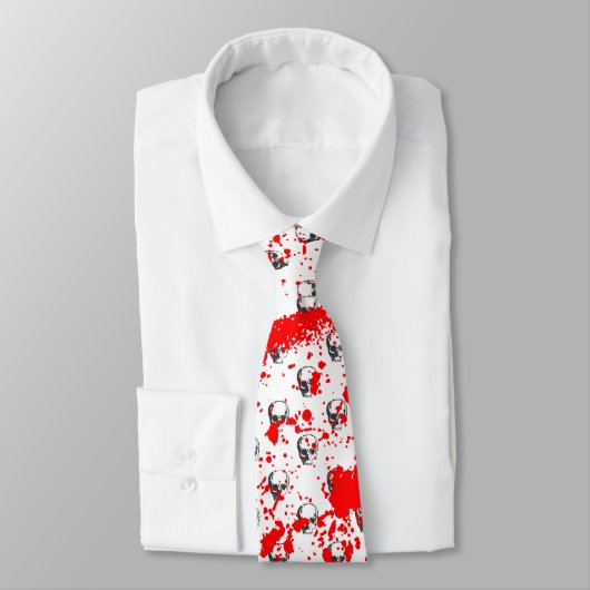 単独のskullzのsplatzの山 ネクタイ (タイ)