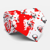 単独のskullzのsplatzの山 ネクタイ (ロール)