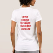 単独のvitamina "T " Tシャツ (裏面)