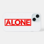 単独スタンプ iPhone 15ケース (裏面横)
