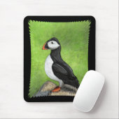 単独ツノメドリ-クラシックな版mousepad マウスパッド (マウス)