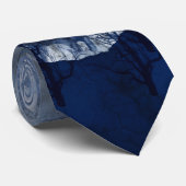 単独冬のオオカミ ネクタイ (ロール)