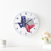 単独星の州 ラージ壁時計 (ホーム)