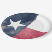 単独星|テキサス州 ペーパープレート (アングル)