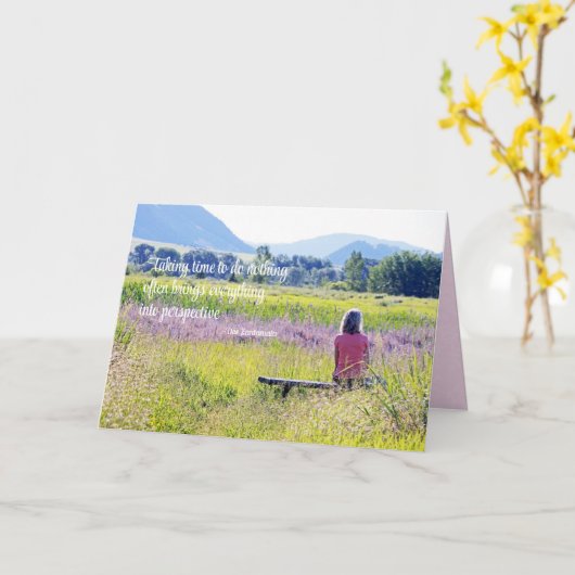 単独時間感動的 カード (黄色い花)