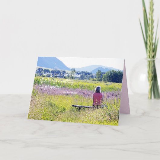 単独時間感動的 カード (正面)