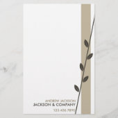 単独枝メモ帳 便箋 (正面)