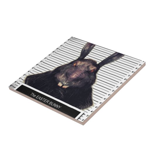 単独邪悪なイースターのウサギのウサギ タイル (側面)