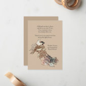 単独鳥の死別はNotecard (3.5 x 5)感謝していしています ノートカード (正面/裏面インサイチュ)