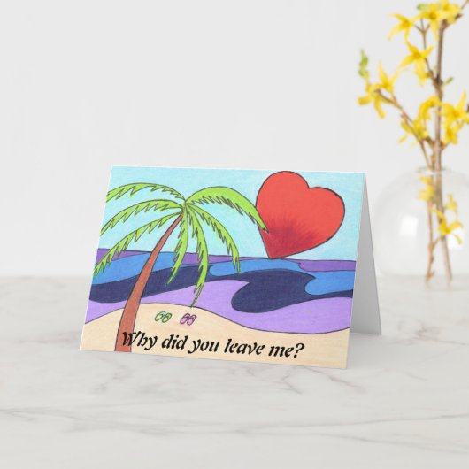 単独 カード (黄色い花)