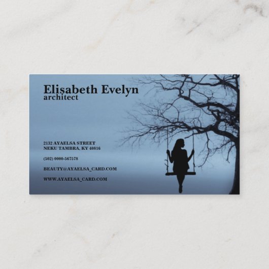 単独 名刺 (裏面)