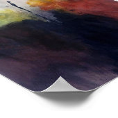単独 – 抽象芸術絵画の ポスター (角)