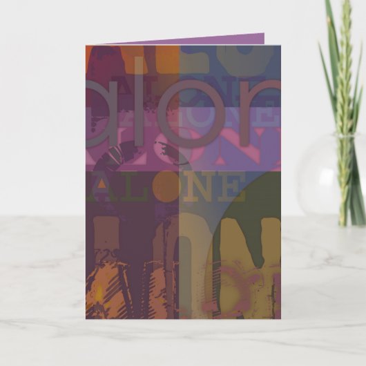 単独NOグリーティングカード3 カード (正面)