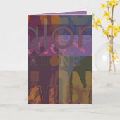 単独NOグリーティングカード3 カード (黄色い花)