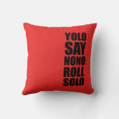 単独YOLOロール クッション (裏面)