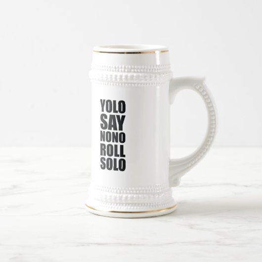 単独YOLOロール ビールジョッキ (右)