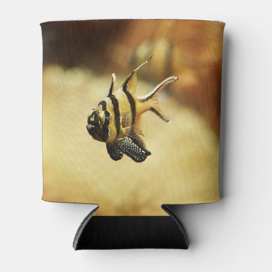 単生の線条虫 缶クーラー (正面)