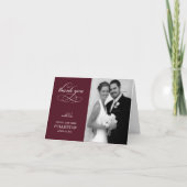 単純なかわいらしサンキューカード サンキューカード (正面)