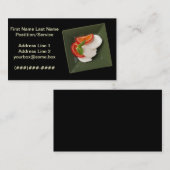 単純なケータリング 名刺 (正面/裏面)