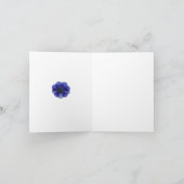 単純なサンキューカード ノートカード (内部)