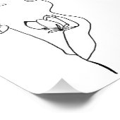 単純なフローラプリント フォトプリント            (角)