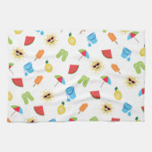 単純な夏 キッチンタオル (横)