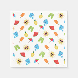 単純な夏 スタンダードカクテルナプキン