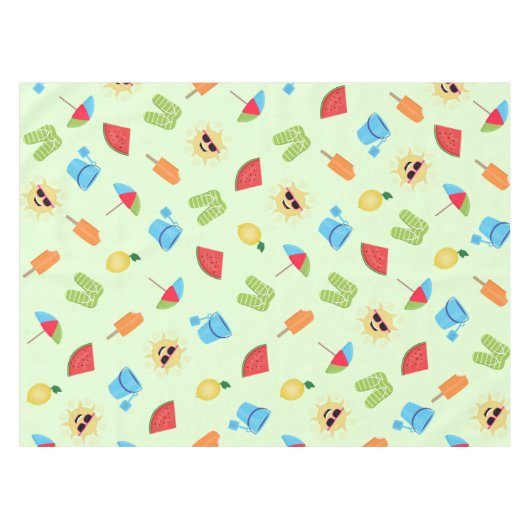 単純な夏 テーブルクロス (正面(横))