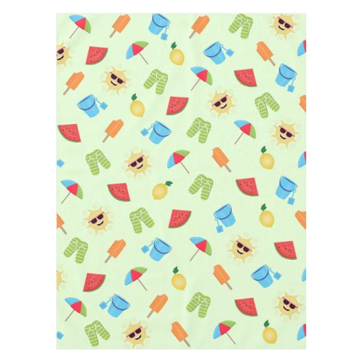 単純な夏 テーブルクロス (正面)