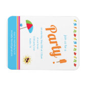 単純な夏 マグネット (横)