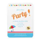 単純な夏 マグネット (縦)