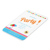 単純な夏 マグネット (左側)