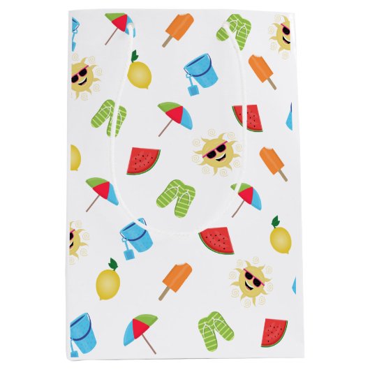 単純な夏 ミディアムペーパーバッグ (正面)