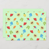 単純な夏 招待状 (正面/裏面)