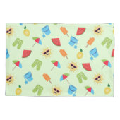 単純な夏 枕カバー (裏面)