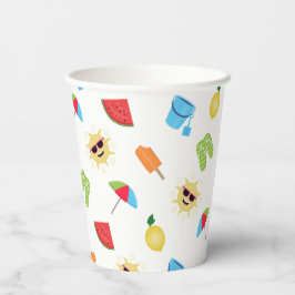 単純な夏 紙コップ