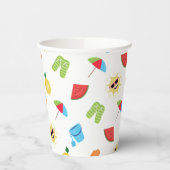 単純な夏 紙コップ (左)