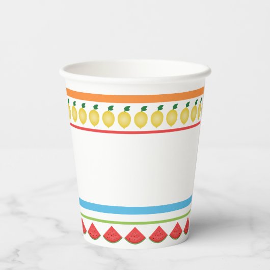 単純な夏 紙コップ (裏面)