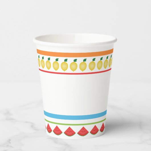 単純な夏 紙コップ (左)