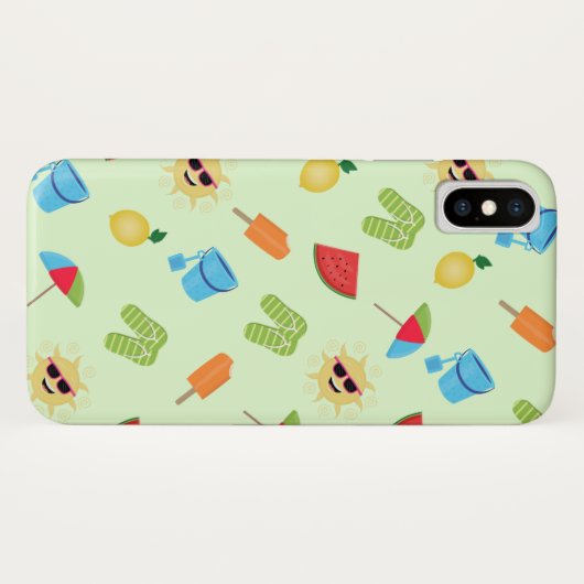 単純な夏 Case-Mate iPhoneケース (裏面(横))