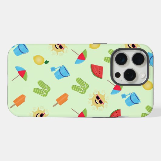 単純な夏 iPhoneケース (裏面横)