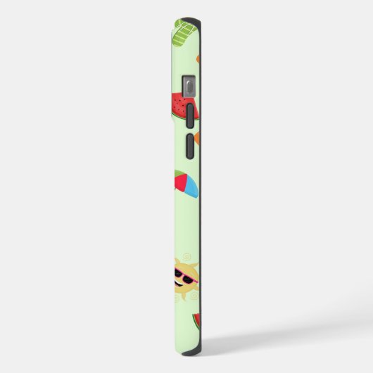 単純な夏 iPhoneケース (左側面)