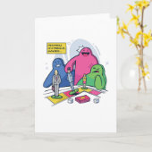 単純な宇宙 カード (黄色い花)