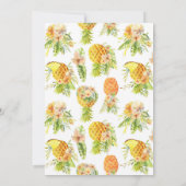 単純な情熱パーティの招待状 招待状 (裏面)