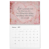 単純な聖なる書物、 経典フローラカレンダー カレンダー (2月 2027)