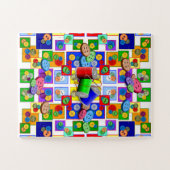 単純な裁縫 ジグソーパズル (横)