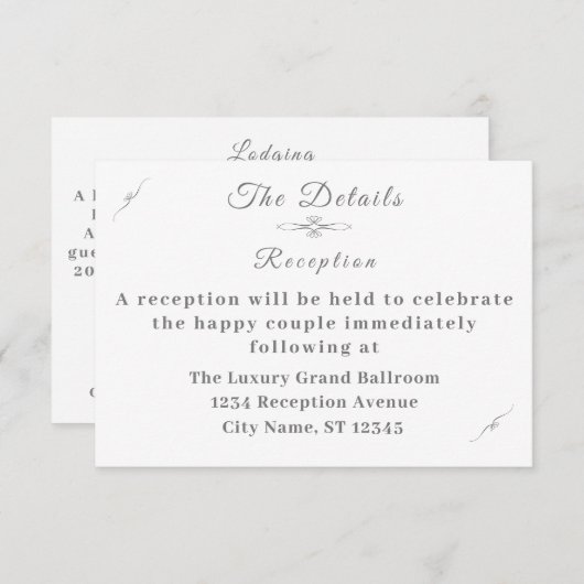 単純にカトリックの囲いカード エンクロージャーカード (正面/裏面)